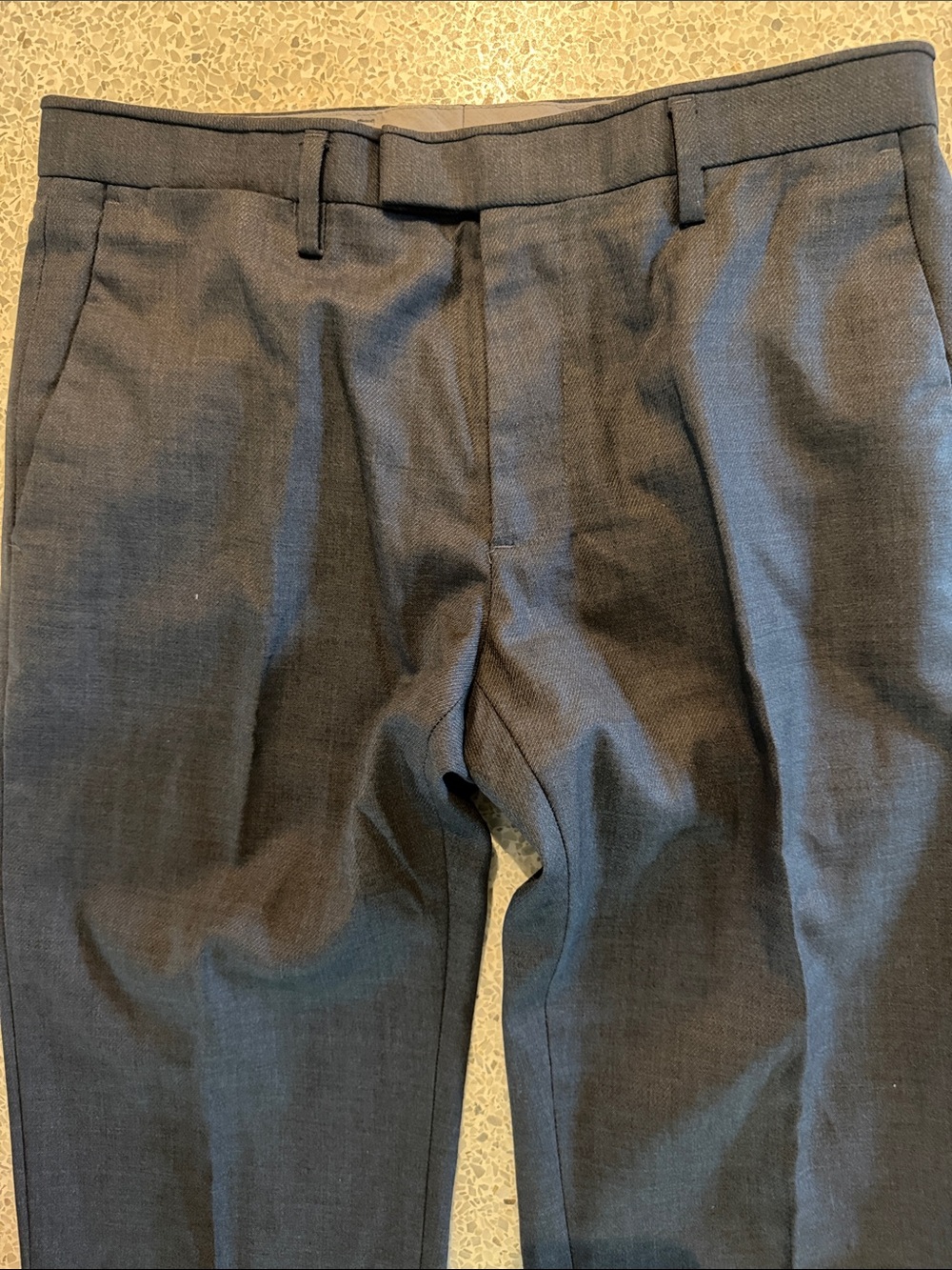 Banana Republic Modern Slim Fit  Tab Over Dress Pants in Dark Charcoal 31 x 34
